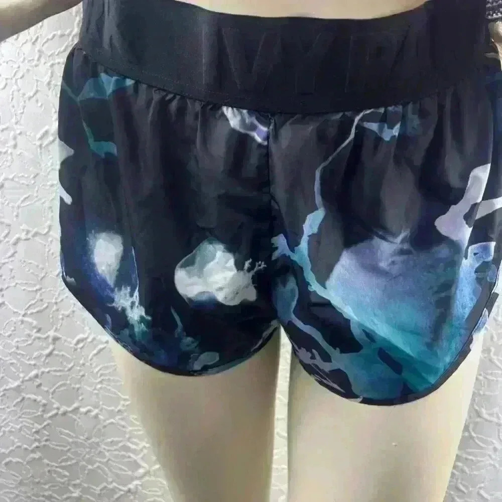 Ivy Park Abstract Smoke‎ Print Athletic Running Shorts Size M